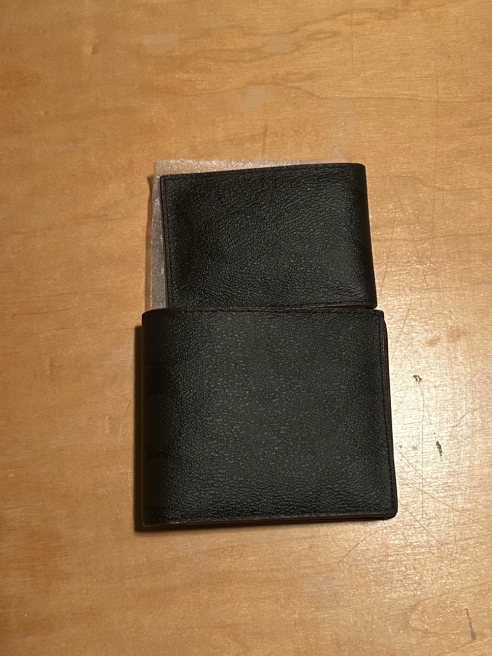 Coach Black Leather Bifold Wallet, and Credit Card Wallet - Men's Accessory